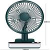 ZUMAHA Fan 4 Speed Settings Small Fan, Desk Fan with LED Display, Personal Fan with Removable Grille for Indoor/Home/Office Useful view 2
