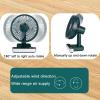 ZUMAHA Fan 4 Speed Settings Small Fan, Desk Fan with LED Display, Personal Fan with Removable Grille for Indoor/Home/Office Useful view 4