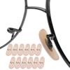 Betterun 6 Pairs Beige Soft Silicone Replacement Nose Pads for Ray-Ban Aviator RB3025/RB3026/RB3030/RB3211/RB3362/RB3445/RB4175 view 2