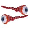 Toyvian Halloween Bloody Eyeball Props 2 Pcs Realistic Fake Eyes Decoration for Haunted House Party Trick or Treat Accessories view 1