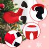 Santa Legs Decoration Christmas Elf Legs Christmas Tree Decorations Father Christmas Legs Stuck in Chimney Christmas Ornament Decoration for Xmas Tree Topper Chimney view 4