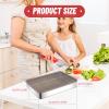 2 Pcs Cheese Container for Fridge, Stainless Steel Cheese Storage Containers with Lids Airtight Cheese Keeper for Refrigerator Dishwasher Safe Cheese Holder for Pantry, Counter, Refrigerator view 2