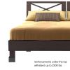 QANYEGN 4PCS straight Bed Risers, 4in Black Furniture Frame Lift, Bed Elevators, Ideal for Enhance Stability and Height of Sofas view 3