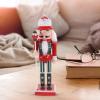 Nutcracker Soldier Christmas Decor Home Decor Clips Small Nutcracker Figures Xmas Christmas Figure Holiday s Ornaments Wood Unique 38c view 3
