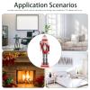 Nutcracker Soldier Christmas Decor Home Decor Clips Small Nutcracker Figures Xmas Christmas Figure Holiday s Ornaments Wood Unique 38c view 4