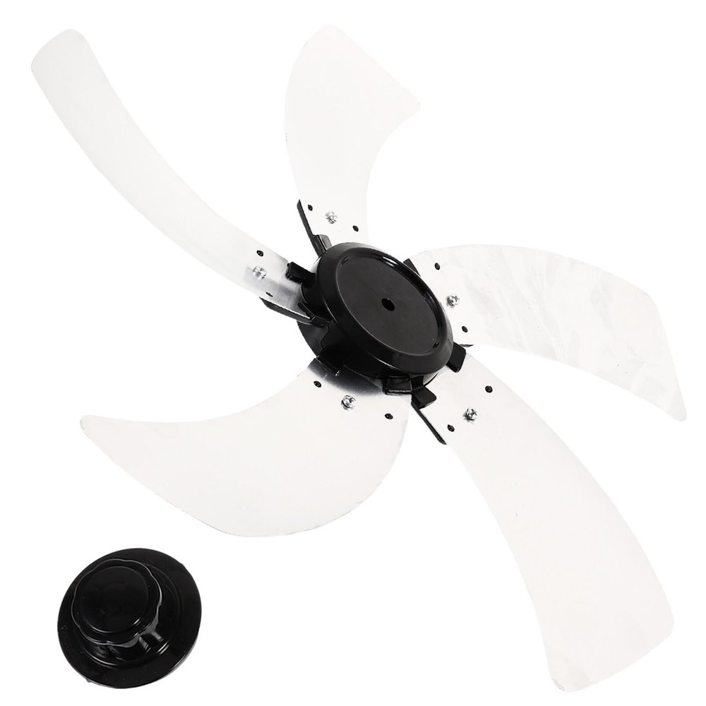 Holibanna Stand Fan Replacement 18-inch 5-leaf Metal Fan Sturdy Easy to Install