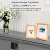 EFLAL Modern Green Wooden Freestanding Slim Shoe Cabinet, 70*26*118cm, Entryway, 18cm Single-Layer & 26cm Double-Layer Storage, 1 Door, 2 Drawers, Adjustable Shelf view 4