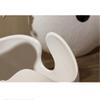 AISEER Modern Simple White Coin Grass Ceramic Vase Eggshell Ceramic Vase Arrangement Ceramic White Eggshell Ceramic Flower Pot Vase Flower Arrangement Plant Potted Ornaments Abstract Flower Vase view 2