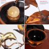 Pure Copper Tabletop Water Fountain Home Decor Soothing Sound Machine Indoor Zen Relaxation Waterfall Feature for Office, Living Room, or Bedroom Dcor view 4