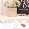 12pcs Rattle Acrylic Candy Boxes Fillable Lollipop Candy Box with Ribbon Plastic Container Shower Favors for Gender Reveal Party Clear view 3