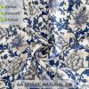 100% Pure Mulberry Silk Pillowcase King Size for Hair and Skin,Navy Blue Real Silk Pillow Cases with Zipper,Soft and Cooling,Both Sides Natural Slip Silk,Floral Print,1pc(20"x36", Pattern6) view 2