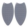 2 Pcs Thicker Silicone Iron Rest Pads, Multipurpose Heat Resistant Iron Mat, Durable Mini Silicone Iron Pad Protective Pads for Iron to Protect Your Table During Ironing(Gray) view 1