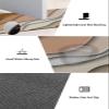 Bath Rugs Bathroom Rug,Brown Stripe Gradient Geometric Absorbent Diatomaceous Earth Bath Mat Quick Drying Non-Slip Washable Shower Mat,Water Waves Modern Abstract Art Doormat for Bathtub 20x32in view 2