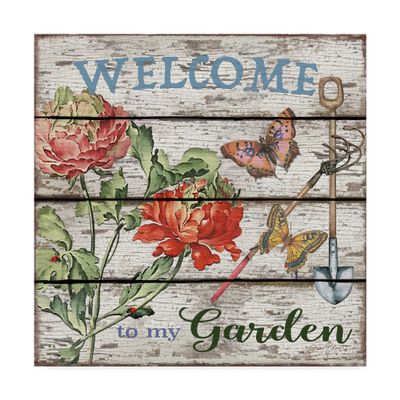 Jean Plout 'Country Garden' Canvas Art