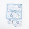 Elsie & Zoey Oven Mitts and Pot Holders Sets - 2-Piece Winter Snowflake Oven Mitt & Pot Holder Set in Snowday, Quilted Cotton, Christmas Holiday Design, Perfect Kitchen and Cooking Essentials view 3