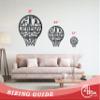 24 Hour Crafts Custom Metal Basketball Hoop Wall Art - Metal Sports Sign - 14 Color Options view 3