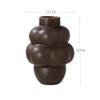 AISEER Scandinavian Art Ceramic Vase Ornament Creative Living Room Ceramic Vase Creative Ceramic Simple Grape-Shaped Vase Decoration Living Room Dried Flower Vase Home Decorat Ornaments view 4