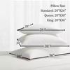linens delight Highland Feather - European Down Pillow Queen Size - 725 Fill Power - Set of 2 view 4