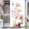 CLoxks Glass Window Film Window Film Privacy Flowers Non Adhesive Glass Sticker Sun Protection Heat Control Window Coverings for Homedecor Window Privacy Film (Size : 40x100cm) view 2