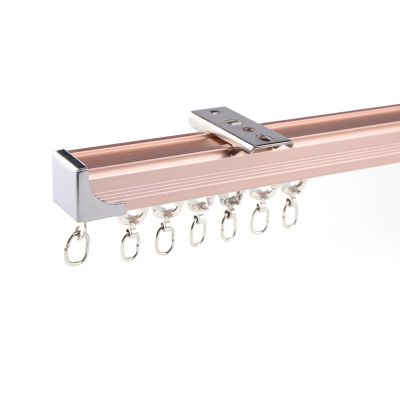 Curtain Single Track Ceiling or Wall Mounting, Aluminum Room Divider Curtain Rod, Heavy-Duty Curtain Rails for Living Room Bedroom (Color : B Ceiling Mount, Size : 3.9m/12.7ft)