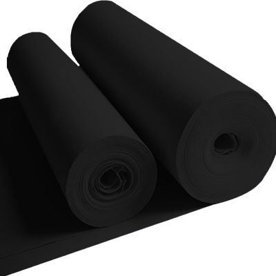 Lanmmraifc Black Aisle Runner for Wedding, 2mm Non-Slip Event Carpet Aisle Decoration Bridal Runway Rugs for Wedding Church Ceremony Christmas Party (Size : 1.2x20m)