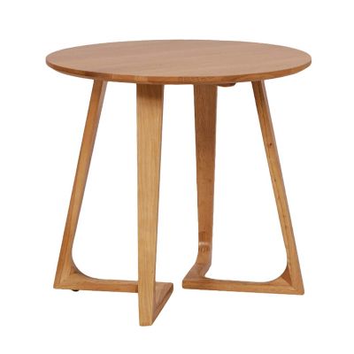 HASMI Coffee Table Round Small End Side Coffee Tables Sofa Small Side Table Nightstand Wood Accent Table for Living Room Bedroom Terrace Bristro Table