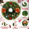 5 Pack 250FT Christmas Garland Flower for Christmas and Non-Lit Soft Greenery Holiday Decor for Outdoor Indoor Artificial Christmas Twist Garland Home Artificial Greenery Wedding Party Decoration view 4