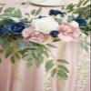 9FT Artificial Eucalyptus Garlands, Faux Dusty Rose Greenery Garland, Wedding Arch Flowers Vines for Party Table Home Decor view 2