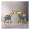 AOPPLSOT Elephant Decoration, Elephant Decoration Figure, Elephant Decoration for Bedroom, Decoration Living Room Window Sill Apartment Office Wine Cabinet, Resin, Crafts,Elephants Small view 1