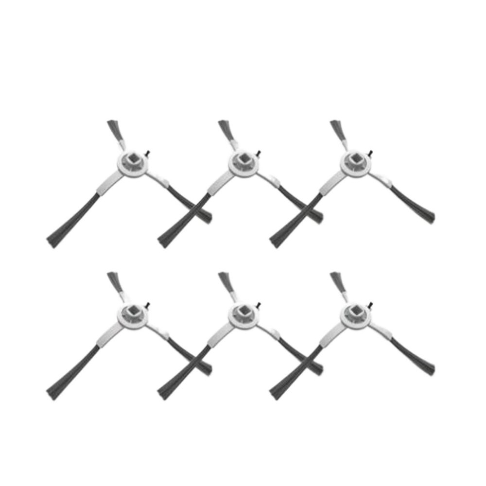 TEidea 6-Piece Side Brush Compatible for ABIR X5 X6 X8 Intelligent Vacuum Cleaner Replacement Parts Sweeper Cleaning Accessories Tool Household