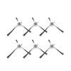 TEidea 6-Piece Side Brush Compatible for ABIR X5 X6 X8 Intelligent Vacuum Cleaner Replacement Parts Sweeper Cleaning Accessories Tool Household view 1