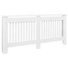 GOLINPEILO White Radiator Cover Heating Cabinet Shelf, MDF Heating Cover Cabinet, Home and Office Heater Heating Side Stand Radiator Cover Cabinet Shelf, Vertical Design, 67.7"x7.5"x32.1" view 3