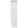 GOLINPEILO White Radiator Cover Heating Cabinet Shelf, MDF Heating Cover Cabinet, Home and Office Heater Heating Side Stand Radiator Cover Cabinet Shelf, Vertical Design, 67.7"x7.5"x32.1" view 4