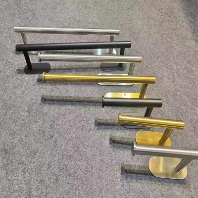 Kitchen Stainless Steel Tissue Rack Non-Punching Wall Mounted Roll Holder Plastic Wrap Storage Rack Storage Rack
