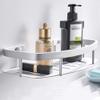 OSKOUR Bathroom Shelves Shower Organiser Space Aluminum Washstand Basket Hollow-Carved Design Guardrail Durable (Size : B-280x100x53mm) (Color : A, Size : B-280x100x53mm) view 2