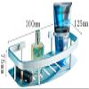 OSKOUR Bathroom Shelves Shower Organiser Space Aluminum Washstand Basket Hollow-Carved Design Guardrail Durable (Size : B-280x100x53mm) (Color : A, Size : B-280x100x53mm) view 3