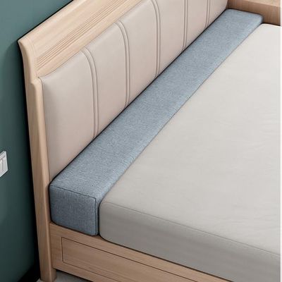QCLUEU Bed Gap Filler,Mattress for Single/Double/King Bed,High-Density 45D Sponge, Removable and Washable Cover,Mattress Extender Filler for Headboard Gap, Bed Space Crack, Wall
