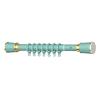 Metal Clothing Rod,Curtain Rod 16-200 Inch,Extendable Metal Closet Clothes Hanger Drying Rack,Tension Rods No Drilling,Room divider curtain rod (Color : LightSeaGreen, Size : 141.5"-177") view 2