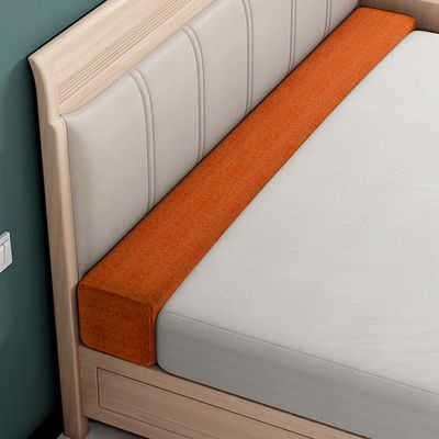 QCLUEU Bed Gap Filler,Mattress for Single/Double/King Bed,High-Density 45D Sponge, Removable and Washable Cover,Mattress Extender Filler for Headboard Gap, Bed Space Crack, Wall