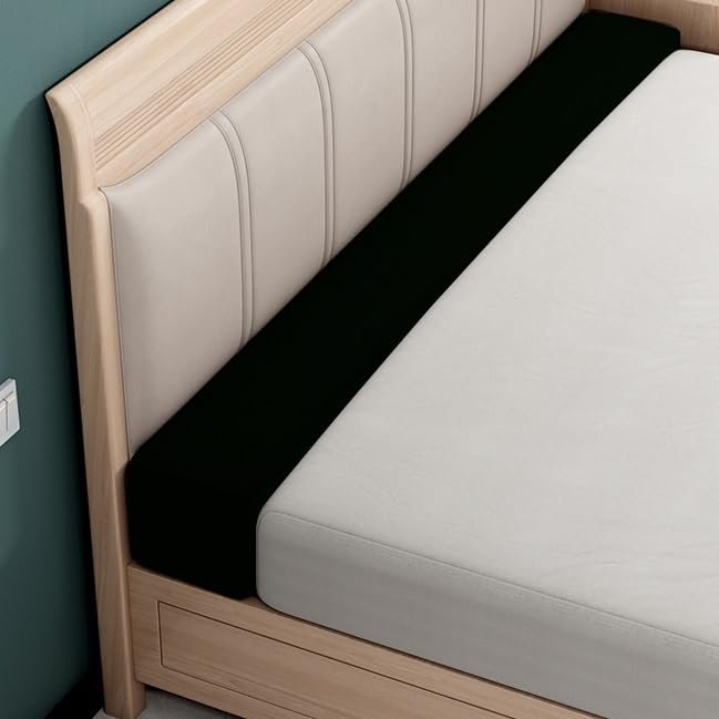 QCLUEU Bed Gap Filler,Mattress for Single/Double/King Bed,High-Density 45D Sponge, Removable and Washable Cover,Mattress Extender Filler for Headboard Gap, Bed Space Crack, Wall