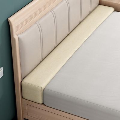 QCLUEU Bed Gap Filler,Mattress for Single/Double/King Bed,High-Density 45D Sponge, Removable and Washable Cover,Mattress Extender Filler for Headboard Gap, Bed Space Crack, Wall
