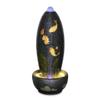 Small Indoor Water Fountain Water Features Outdoor Table Fountain Large Decorative Fountain with Goldfish Lotus Pattern Floor Egg Shape Fountain Waterfall view 1