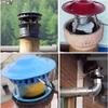 CHEFFS Chimney Smoke Evacuator, 100W/120W Induced Draft Fan, Chimney A Draft Inducer Chimney Exhaust Fan for Barbecue Air Extractor(B) view 3