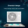 BABLO Air Conditioner Drip Pan with Drain Hose Stainless Steel Material High Strength Erosion Resistance with Clamp and Steel Wire Drain Pan for AC Unit (Size : 3-5P) view 3