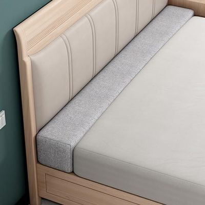 QCLUEU Bed Gap Filler,Mattress for Single/Double/King Bed,High-Density 45D Sponge, Removable and Washable Cover,Mattress Extender Filler for Headboard Gap, Bed Space Crack, Wall