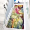 Jinnrug Carpet Runner Rug for Hallway Non Slip, 60cm/80cm/90cm Wide, Modern Ink and Wash Design Washable Area Rug Corridor, Kitchen, Bedroom Floor Mat (Size : 2 ft  3.3 ft) view 2