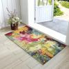 Jinnrug Carpet Runner Rug for Hallway Non Slip, 60cm/80cm/90cm Wide, Modern Ink and Wash Design Washable Area Rug Corridor, Kitchen, Bedroom Floor Mat (Size : 2 ft  3.3 ft) view 3