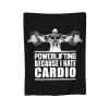 Rqwaaed Powerlifting Because Throw Blankets Cozy Warm Lightweight Flannel Blanket for Sofa Bed Men and Women view 3