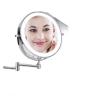 BebeXi Wall Mounted Vanity, Bathroom Bathtub, Make-up Mirror. 1X/5X Magnifying Vanity Mirror with LED Swivel Folding Lighting view 2