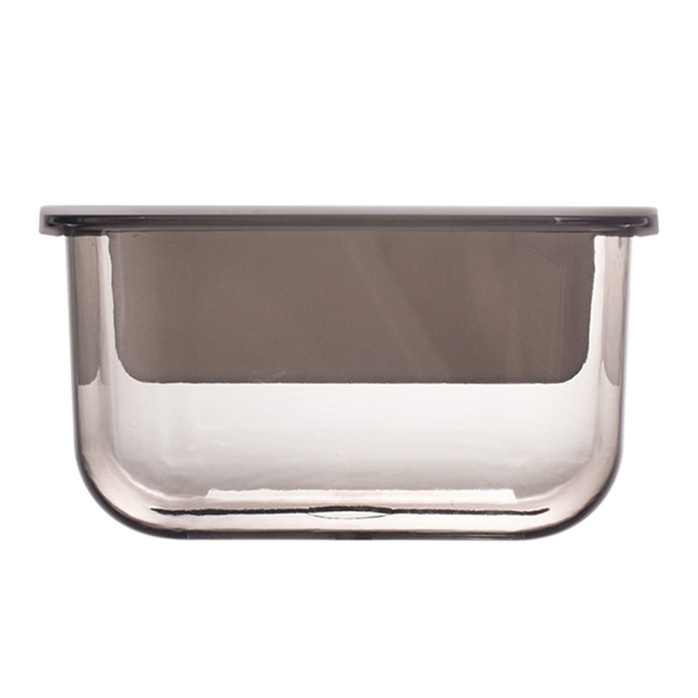Adhesive Tissue Box Holder, Wall Mounted Tissue Box Cover Dispenser, Under Cabinet Paper Holder, Clear Toilet Paper Holder for Home Restaurant Bathroom Desk Bedroom Kitchen(Coffee Brown)